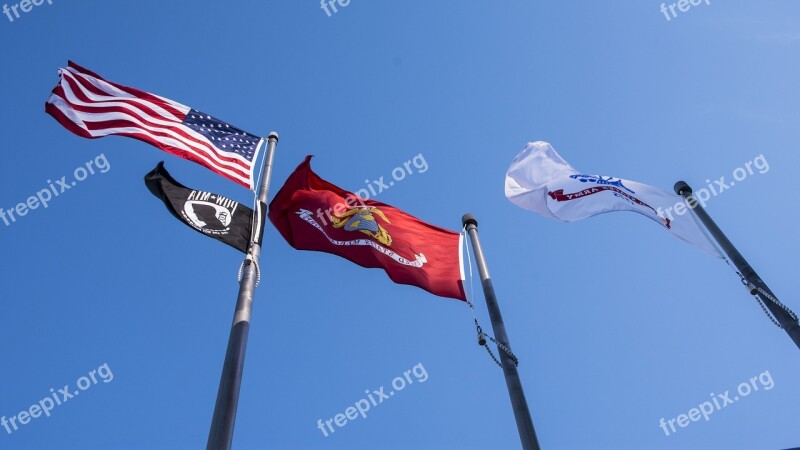 Sky Pole Wind Outdoors Flags