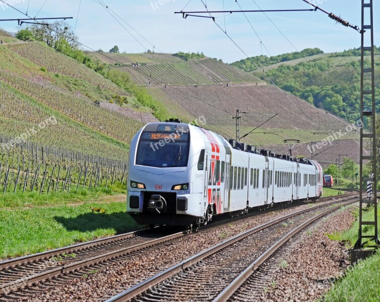 Regional-express Süvex Deutsche Bahn Vineyards Saar Valley