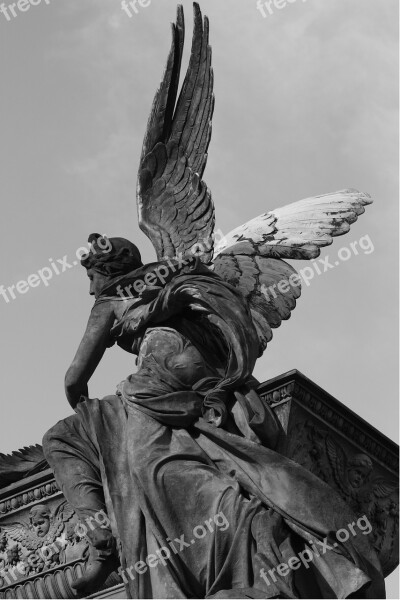 Angel Mystery Tomb Cemetery Art