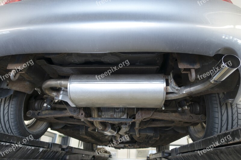 Repair Auto Exhaust The Exhaust Pipe Muffler