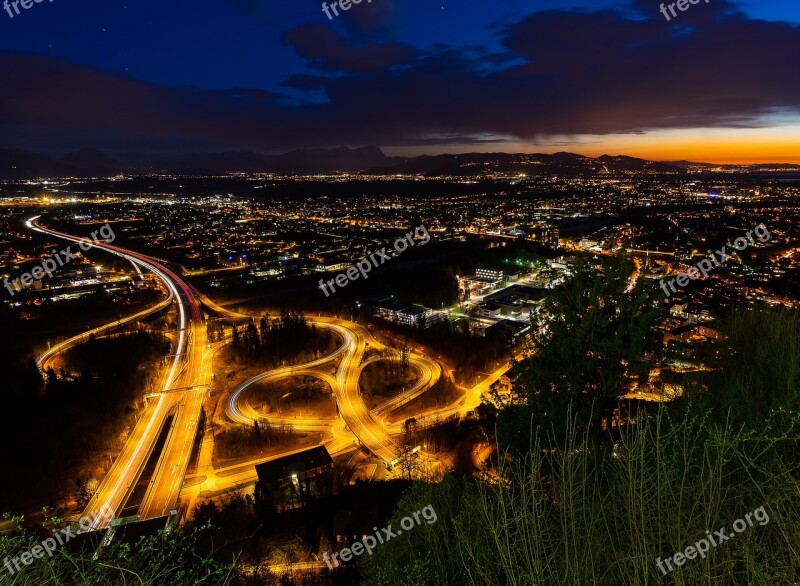 Dusk Travel Sky Nature City