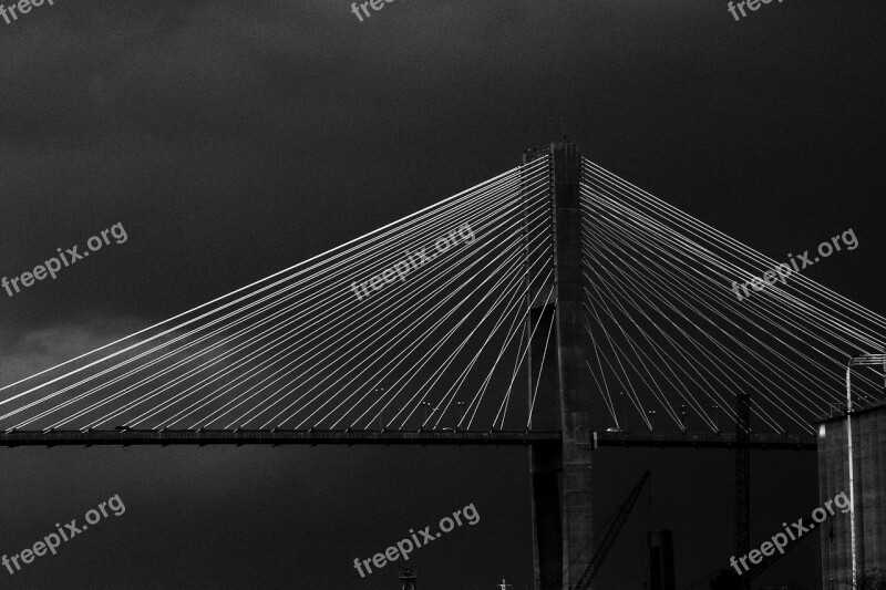 Savannah Bridge Architecture Free Photos