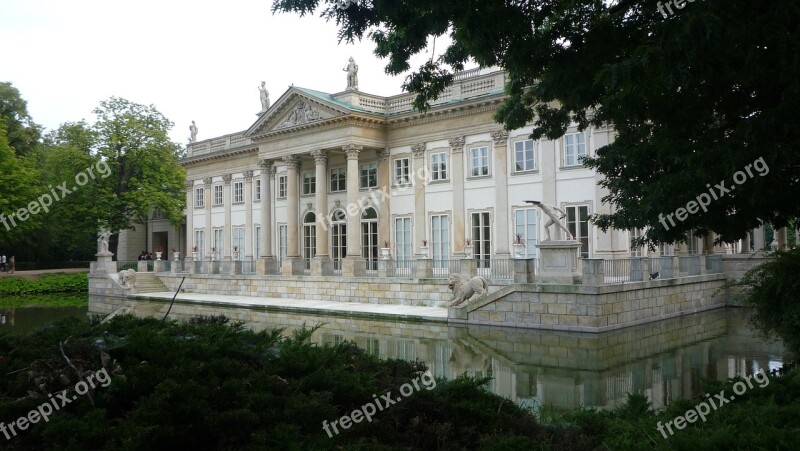 Architecture Building Lazienki Palace Warsaw Royal Bathroom