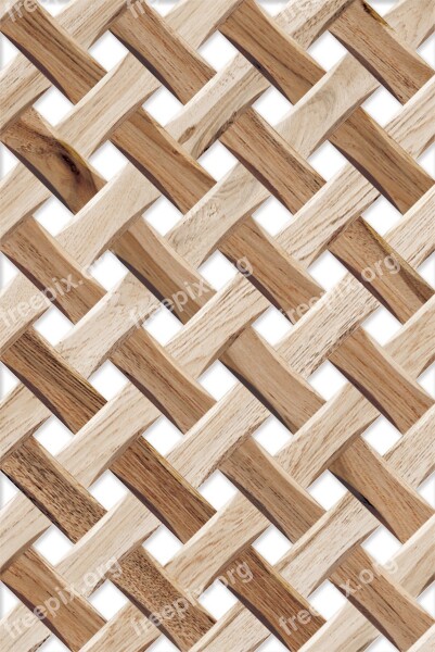 Wicker Pattern Desktop Fabric Weaving