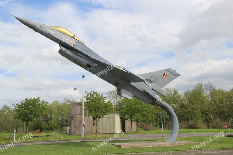 F16 Belgian Air Force Fighter Aircraft Military Branch