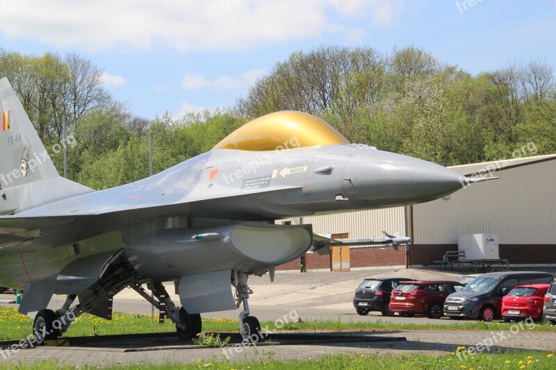 F16 Belgian Air Force Fighter Aircraft Military Branch