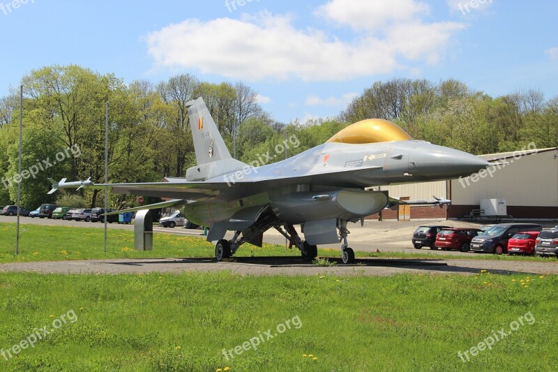 F16 Belgian Air Force Fighter Aircraft Military Branch