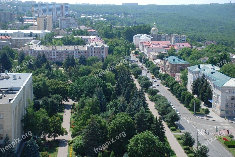 Architecture Travel Panoramic City Stavropol