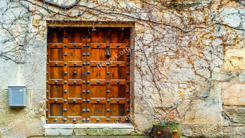 Door Portal House Wall Facade