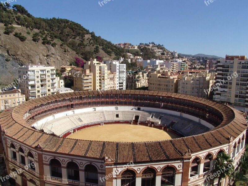 Bullring Malaga Malagueta Architecture Outdoors