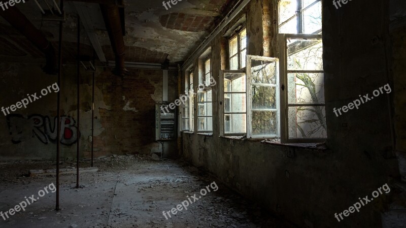 Abandoned Window Architecture Within House