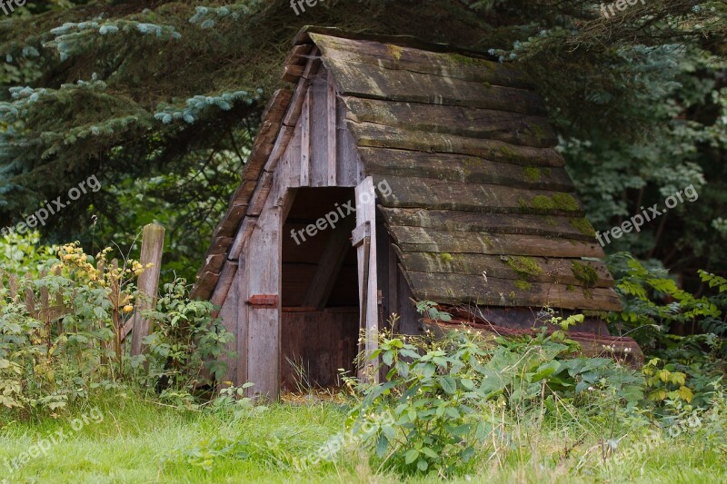 Wood Barn Rustic House Abandoned