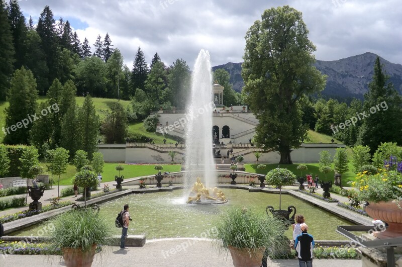 Linderhof Palace Graswangtal Ettal Oberammergau Barokslot