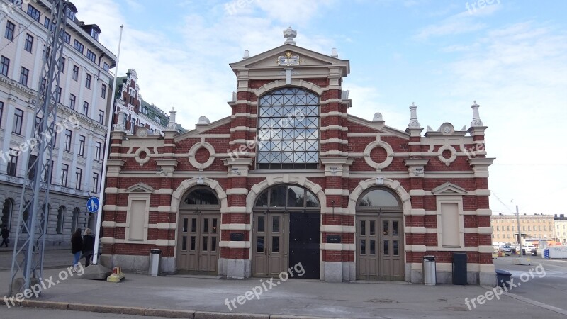 Finland Helsinki Old Market Hall Market Structure