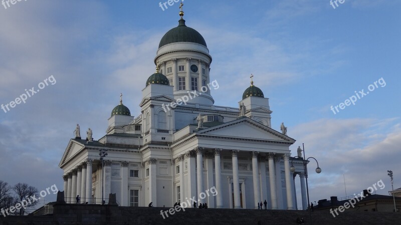 Finland Helsinki Helsinki Cathedral Magnificent Structure