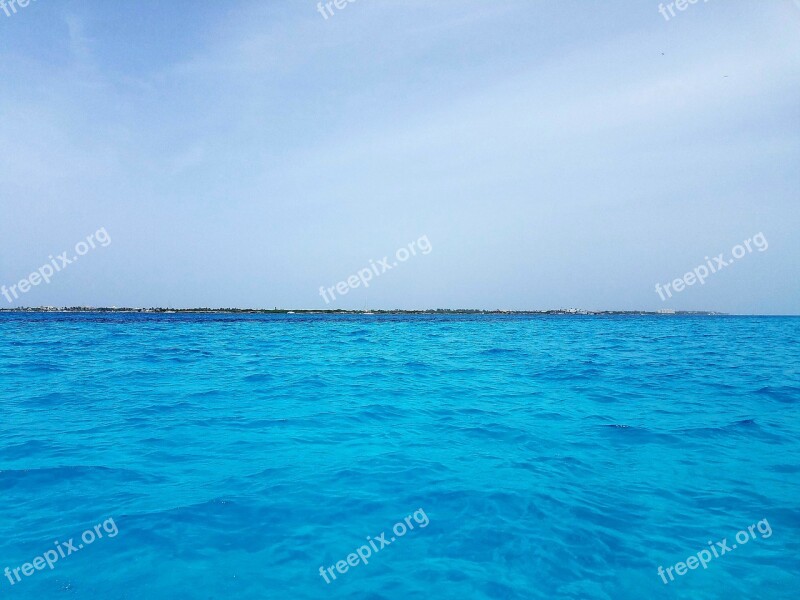 Clear Blue Water Isla Mujeres Mexico