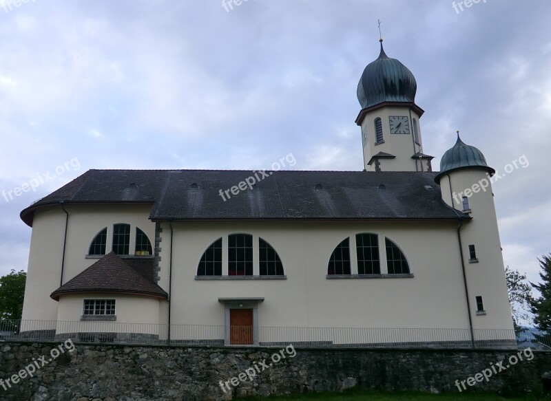 Church Seelisberg Switzerland Travel Religion