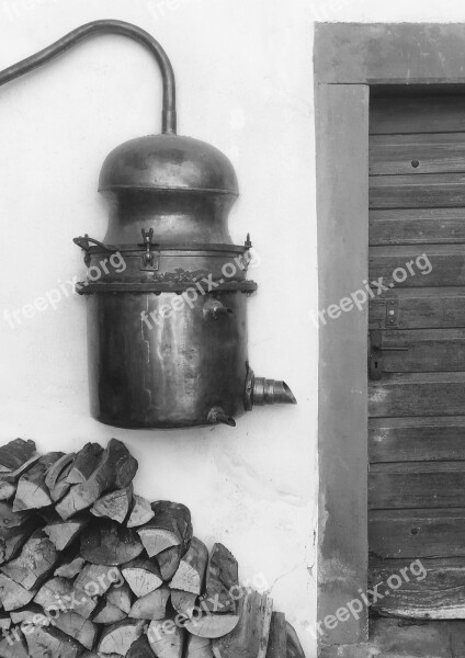 Old Museum Of Local History Brandy Distillery Boiler