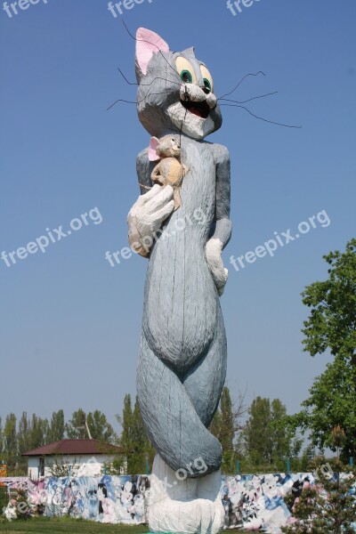 Statue Sculpture Cat Childhood Ukraine