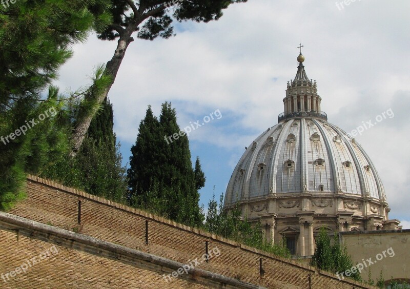 Basilica Dome Rome Vatican Italy