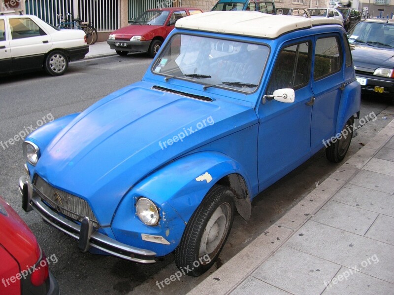 Old Car Citroën Dyane Nice Free Photos