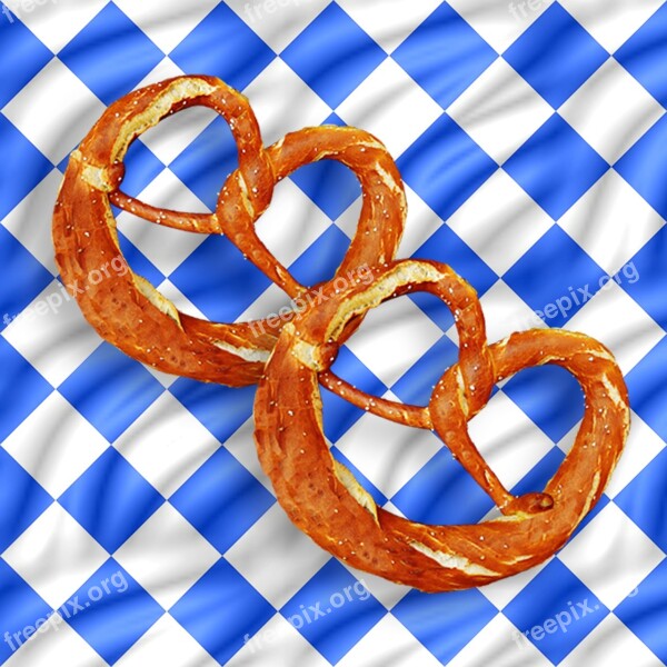 Pretzels Laugenbrezeln Salty Specialty Grains Of Salt