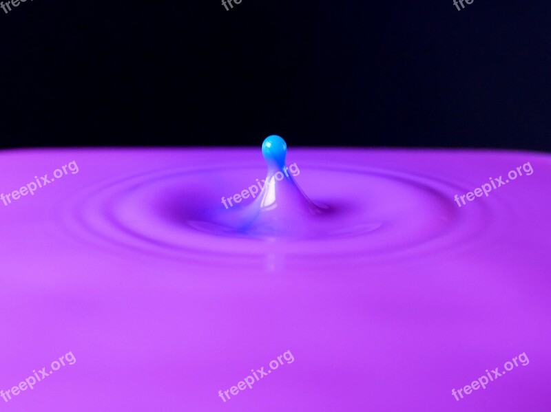 Droplet Motion Abstract Ink Free Photos