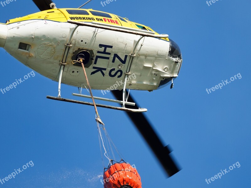 Firefighting Helicopter Helicopter Plane Airplane Aircraft