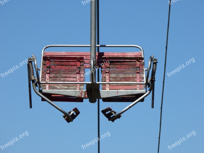 Lift Seat The Funicular Dragalevtsi Vitosha