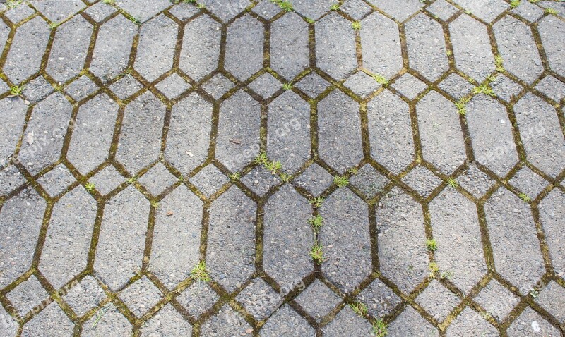 Pattern Abstract Mosaic Sidewalk Concrete