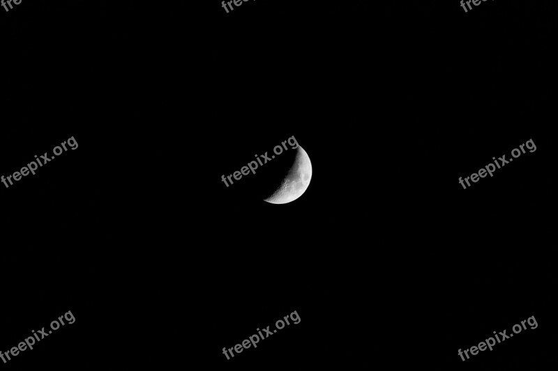 Luna Astronomy Eclipse Nature Crescent