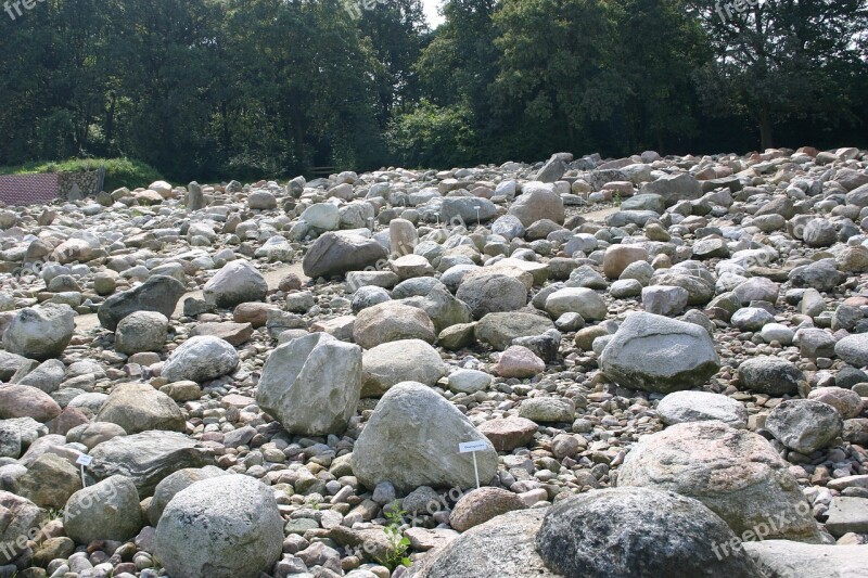 Rock Boulders Hunebedcentrum Stones Free Photos