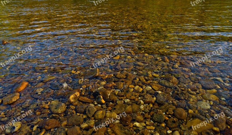 Rocks Water Clear Nature River