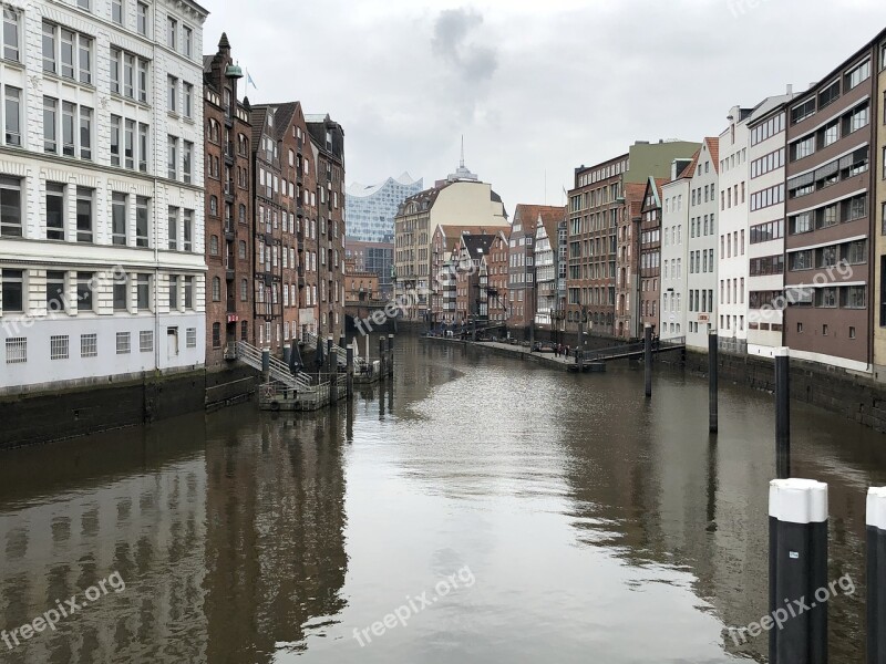 City Architecture Building Waters Reflection