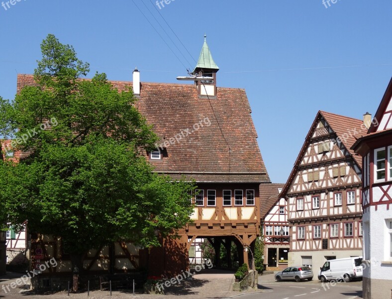 Wine City Fachwerkhaus Town Hall Remstal Strümpfelbach