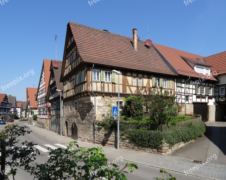 Wine City Fachwerkhaus Remstal Strümpfelbach Rems-murr-kreis