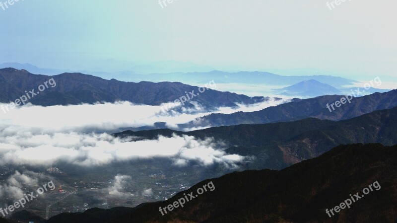 Panorama Of Nature Mountain Scenery Jiri