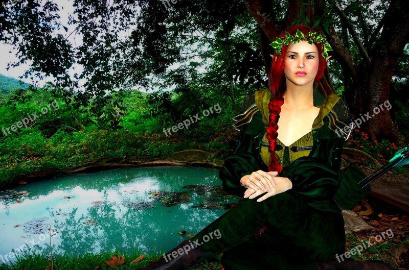 Woman Magical Mystical Fantasy Elf