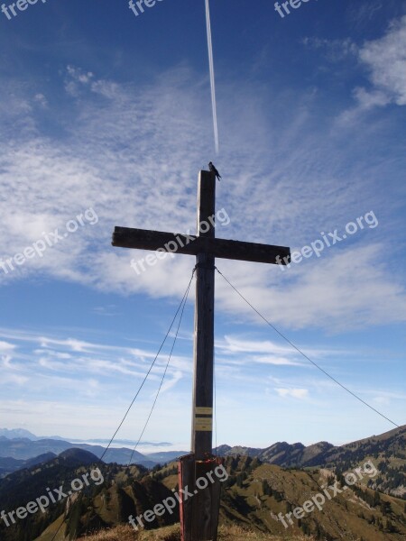 Cross Sky Crucifixion Mountain Resurrection