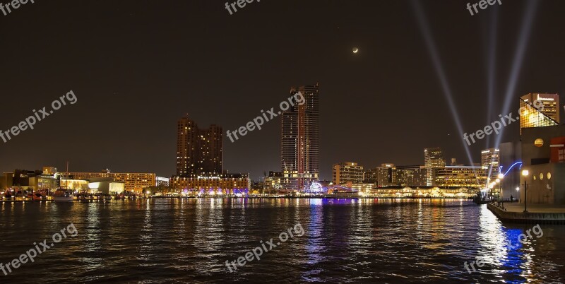 City Water Cityscape River Panoramic