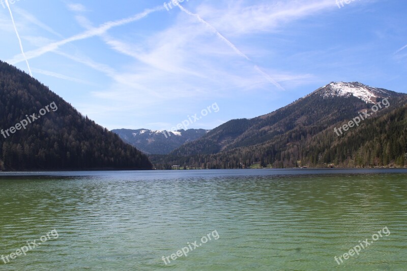 Mountain Waters Nature Lake Landscape