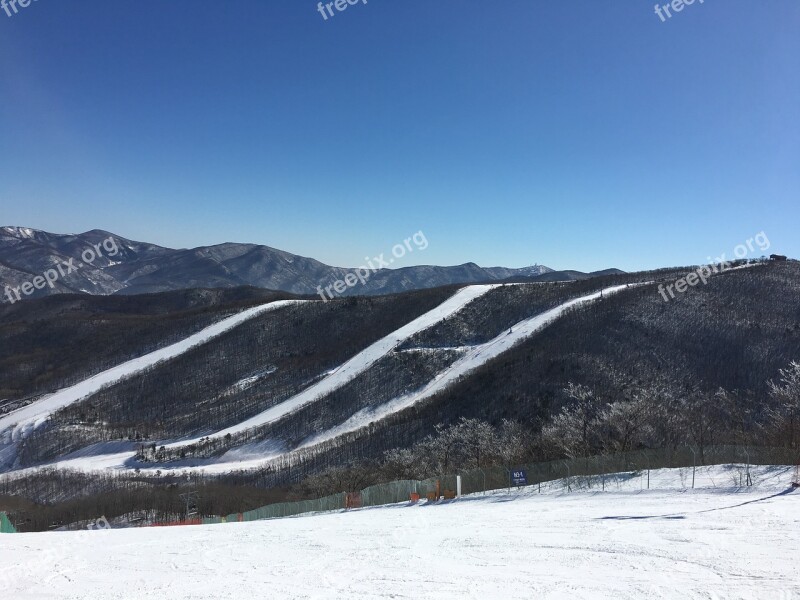 Snow Winter Mountain Some People Don't Outdoors