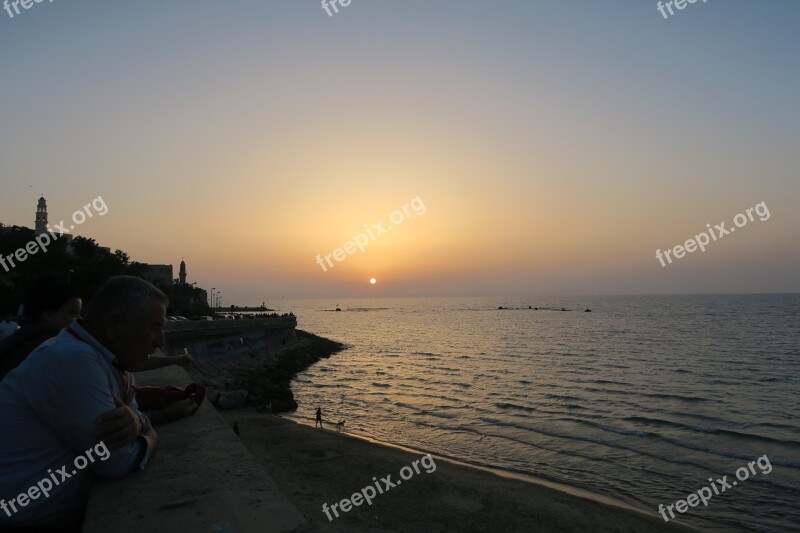 Sunset Marine Jaffa Cami Church