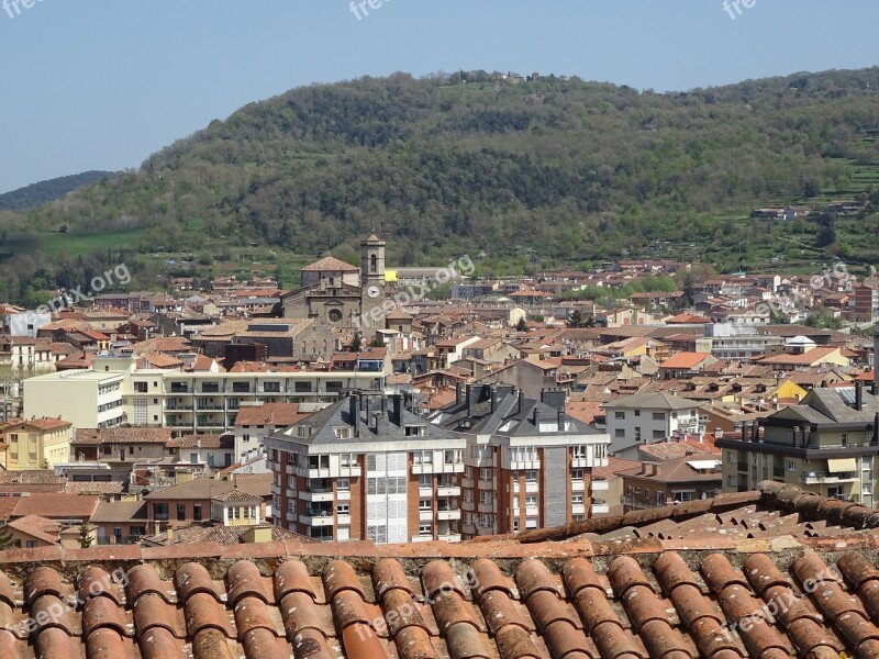 City Panoramic Architecture Olot Garrotxa