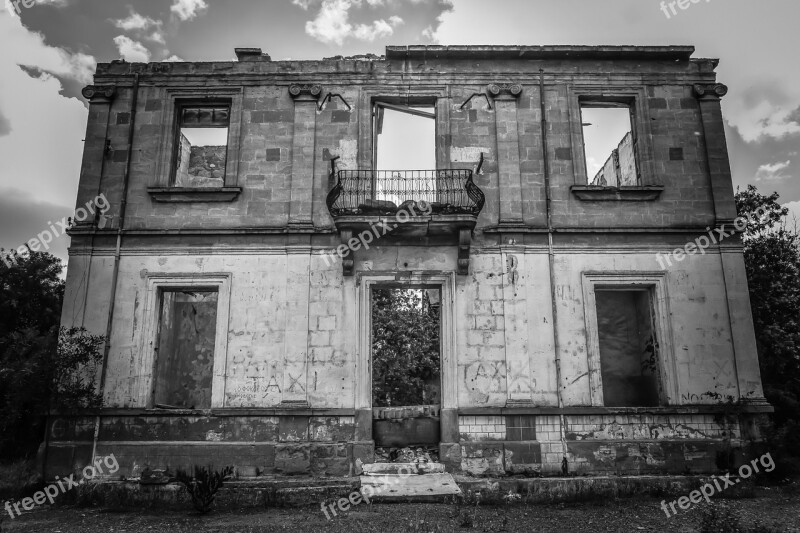 Architecture Old Building House Abandoned