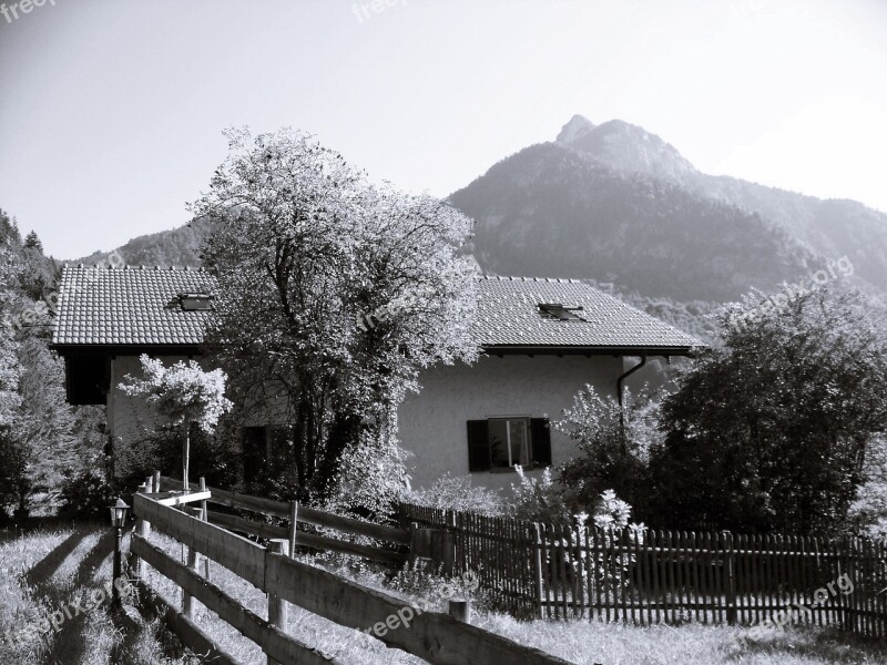 Bavaria Berchtesgadener Land Schnelzlreuth Farm Alpine Hiking