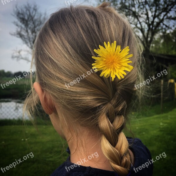 Human Nature Girl Flower Dandelion