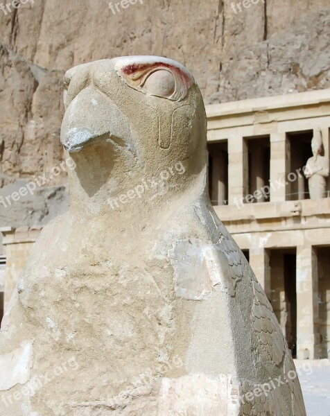 Egypt Thebes Hatshepsut Temple Horus