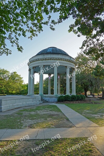 Architecture Outdoors Park Tree Lawn