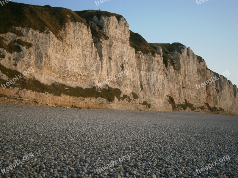 Landscape Coast Rock Rocks Pebble Beach